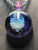 reflection pond - Boro Glass fumed pendant 