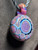 reflection pond - Boro Glass fumed pendant 