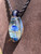 bottle blues - Boro Glass Mushroom Pendant 
