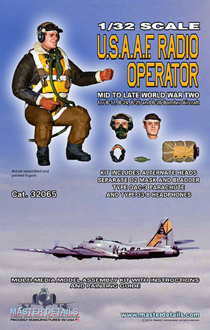 32065 - 1/32 USAAF Radio Operator Mid to Late WW TWO