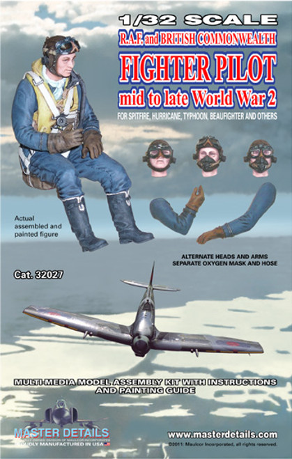 32027 - 1/32 R.A.F. and Commonwealth Fighter Pilot 32027 - 1/32 R.A.F. and Commonwealth Fighter Pilot