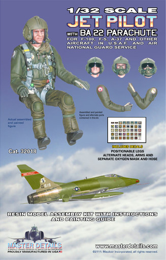 32018 - 1/32 Jet Pilot with BA 22 Parachute - Master Details
