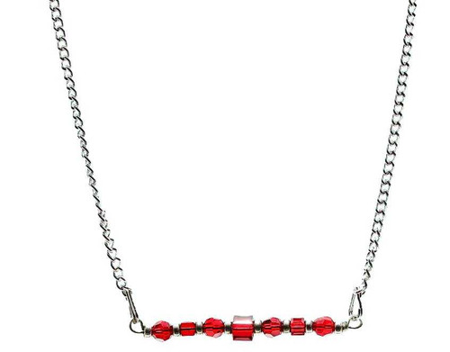 Women's Swarovski Red Siam Crystal Pendant Necklace
