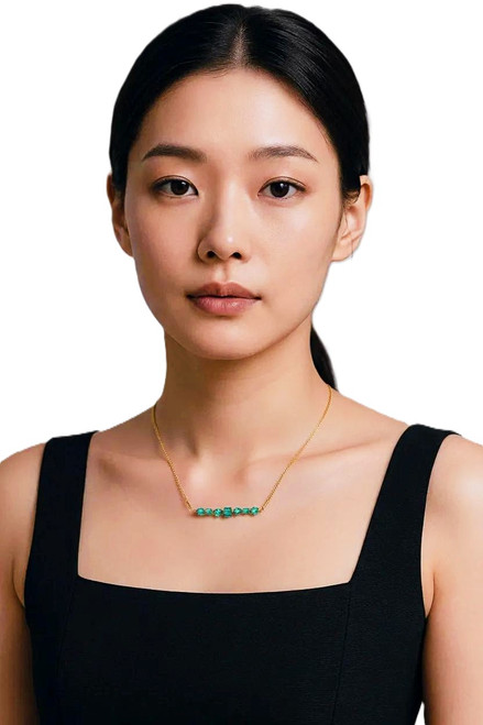 Women's Swarovski Emerald Green Crystal Necklace