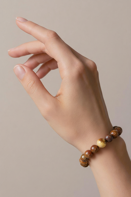 10 mm Aqua Nueva Gemstone Bracelet