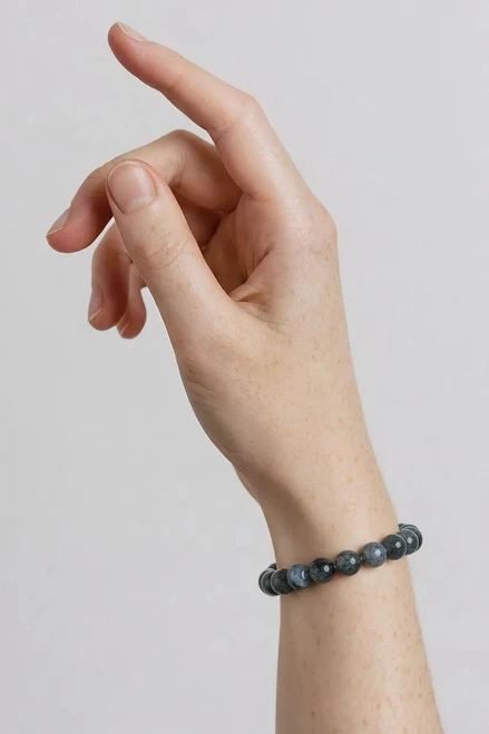 Men's 10 mm Dumortierite Gemstone Bracelet