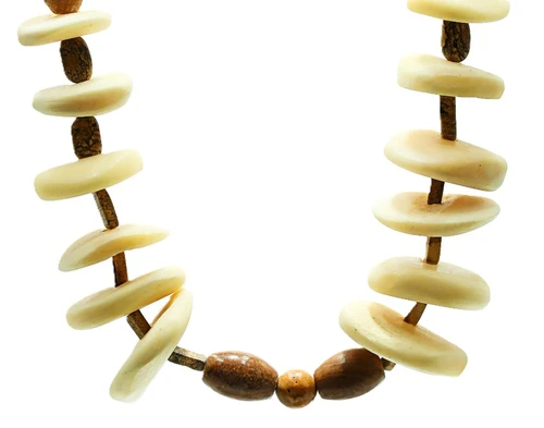 Women's Natural Bone - Italian Onyx Statement Necklace