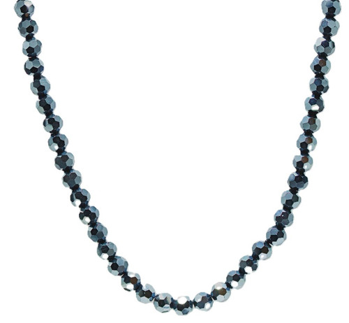 Women's Black 'AB' Crystal Necklace