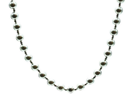 Women's Light Gray Crystal Pearl Necklace WNKLS # 1036 100 Crystal Necklaces