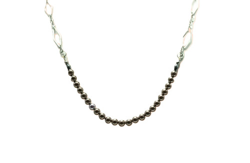 Women's Brown Crystal Pearl Necklace