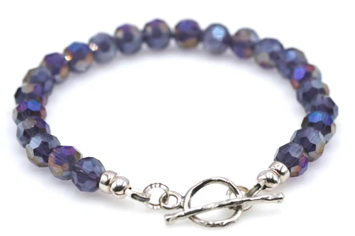 Women’s Purple Aurora Borealis Crystal Bracelet