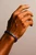 Men's 10 mm Deep Purple Flat Leather bracelet
