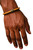 Men's 5 mm Hazelnut Round Leather Cord Bracelet