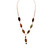 Red Creek Jasper/Green Opal/Sunset Mookaite Gemstone Statement Necklace
