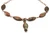 Red Creek Jasper/Green Opal/Sunset Mookaite Gemstone Statement Necklace