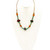 Chrysocola/Jasper/Green Agate Gemstone Statement Necklace