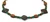 Chrysocola/Jasper/Green Agate Gemstone Statement Necklace