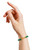 Women's 6 mm Emerald Green Crystal Bracelet
