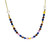 Women's 6 mm Blue/Mocha/Amethysts/Mahogany Necklace