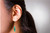 Women's Emerald Green Crystal Dangle Earrings