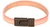 Women's 10 mm Distressed Rose Pink Flat Leather Bracelet