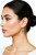 Women's 14 mm Crystal Clear Baroque Crystal Dangle Earrings