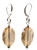 Women's 22 mm Crystal Golden Shadow Oval Crystal Dangle Earrings