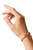Women's 10 mm Butter Cup Yellow Flat Leather Bracelet