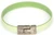 Women's 10 mm Light Cucumber Green Flat Leather Bracelet