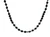 Men's 20 - Inch Black Onyx Gemstone Necklace