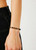 Women's 6 mm Dark Brown Agate Gemstone Bracelet