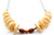 Women's Natural Bone - Italian Onyx Statement Necklace