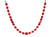 Women's Red Siam Classic Crystal Necklace