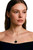 Women's Jet Black Pendant Necklace