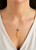 Women's Swarovski Sunflower Yellow Pendant Necklace