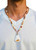 Men’s 26 Inch Italian Onyx & Tear Drop Agate Necklace