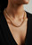 Women’s Greige ‘AB’ Crystal Necklace
