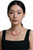 Women's Pink Crystal Pearl Necklace