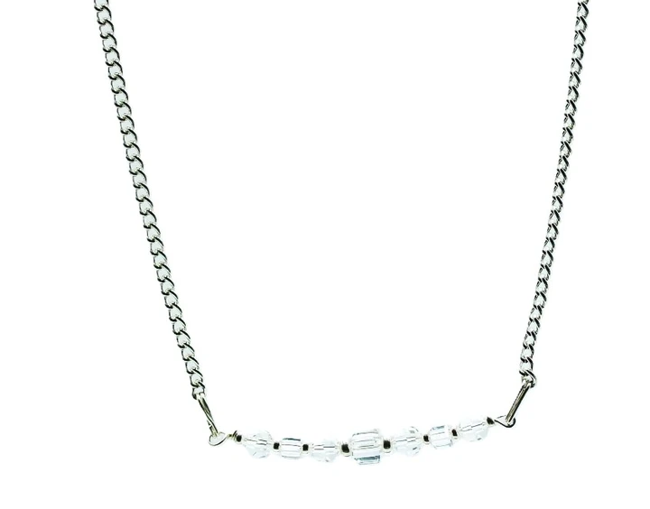 Women's Clear  Crystal Necklace