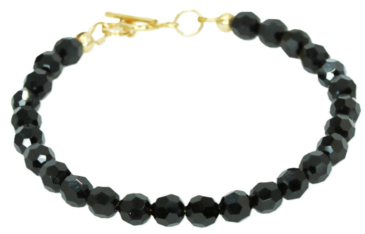 Women's Black Crystal Bracelet