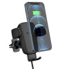 15W Automatic Sensor Wireless Charging Car Holder - Black