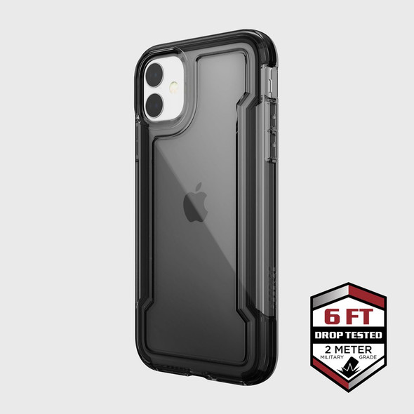 Raptic Clear Case for iPhone 11 - Black