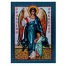 Magnet, Guardian angel with boy icon on thick and durable 1/4-inch acrylic.