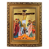 Gilded Crucifixion, standing large icon