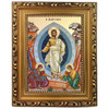 Gilded Resurrection with angels, standing large icon