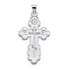 008171 St. Olga Cross, sterling silver, large, chain included
