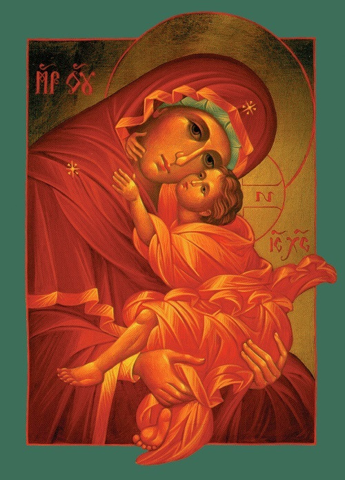 ロシア正教イコン the Mother of God アンティーク Mother of God, medium icon - Ancient Faith Store