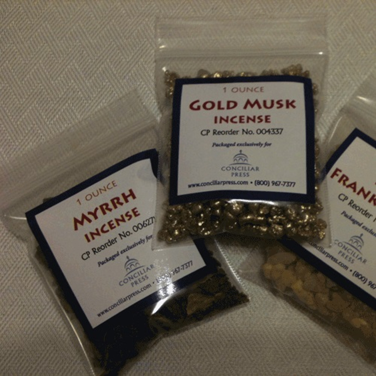 Frankincense, Myrrh and Gold - 1 oz.
