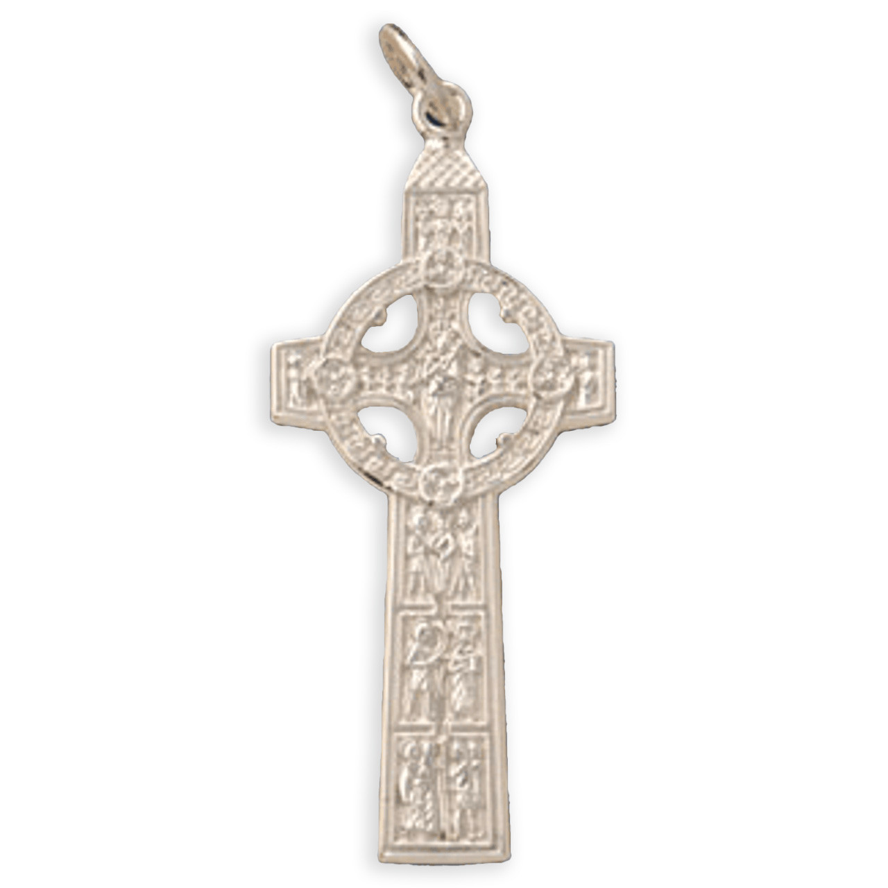 Genuine Sterling Silver Round Celtic Cross Beads by Gem and Silver