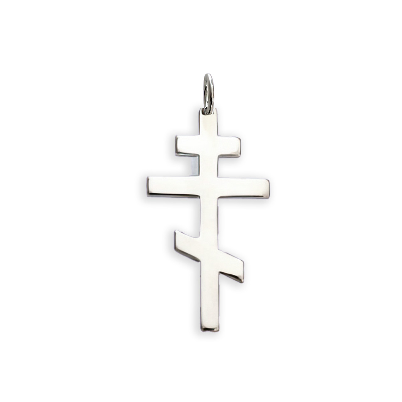 008254 St. Andrew Cross, sterling silver, large